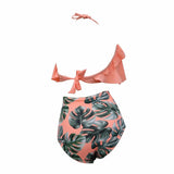 Bikini Set Double Ruffle Swimwear - calderonconcepts