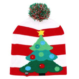 Christmas Knit Hat Light Up Beanie