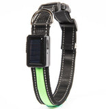 LED solar luminous collar