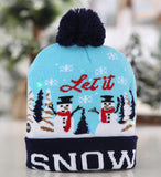 Christmas Knit Hat Light Up Beanie
