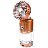 Solar Portable LED Rechargeable Lantern With Fan