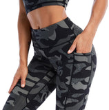 Women Camouflage Printed Sports Suit - calderonconcepts