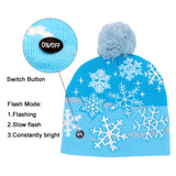 Christmas Knit Hat Light Up Beanie