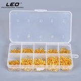 500pcs/box Multiple Sizes Golden Fishing Hooks - calderonconcepts