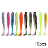 QXO 10pcs/Lot Soft Lures Silicone Bait - calderonconcepts