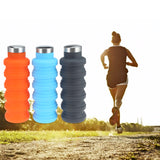 Portable Silicone Retractable Folding Water Bottle - calderonconcepts