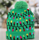 Christmas Knit Hat Light Up Beanie
