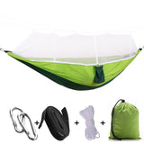 Outdoor Mosquito Net Parachute Hammock - calderonconcepts