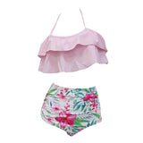 Bikini Set Double Ruffle Swimwear - calderonconcepts