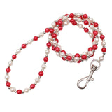 Beaded Pearl Dog Leash