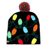 Christmas Knit Hat Light Up Beanie