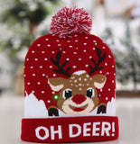 Christmas Knit Hat Light Up Beanie