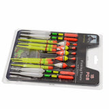15pcs/set Plastic Fishing Float Tube Buoy