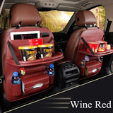 Car Seat Back Bag Folding Table Organizer - calderonconcepts