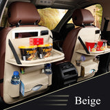 Car Seat Back Bag Folding Table Organizer - calderonconcepts