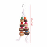 1 Piece Natural Wooden Birds Parrot Colorful Toys - calderonconcepts