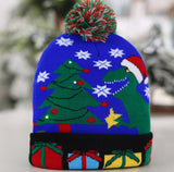 Christmas Knit Hat Light Up Beanie