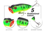 5pcs Colored Fishing Lures - calderonconcepts