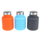 Portable Silicone Retractable Folding Water Bottle - calderonconcepts