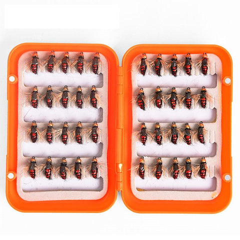 LEO 40pcs/box Fly Fishing Flies Lure - calderonconcepts