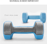 Set of 2 Dumbbell Hand Weights, Anti-Slip, Anti-roll - calderonconcepts