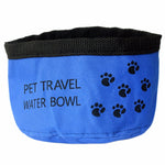 Portable Pet Dogs Cat Canvas Folding Travel Bowl - calderonconcepts