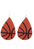 Leather Baseball Earrings - calderonconcepts