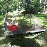 Outdoor Mosquito Net Parachute Hammock - calderonconcepts
