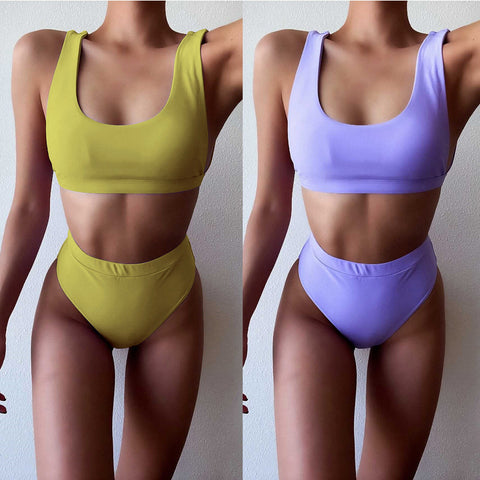 Solid color swimsuit - calderonconcepts