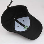 Black White Maple Leaf Cap For Women Embroidery Weed Baseball Cap Hip Hop Adjustable Men Strapback Hat