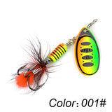 Metal Fishing Lure With Feather - calderonconcepts